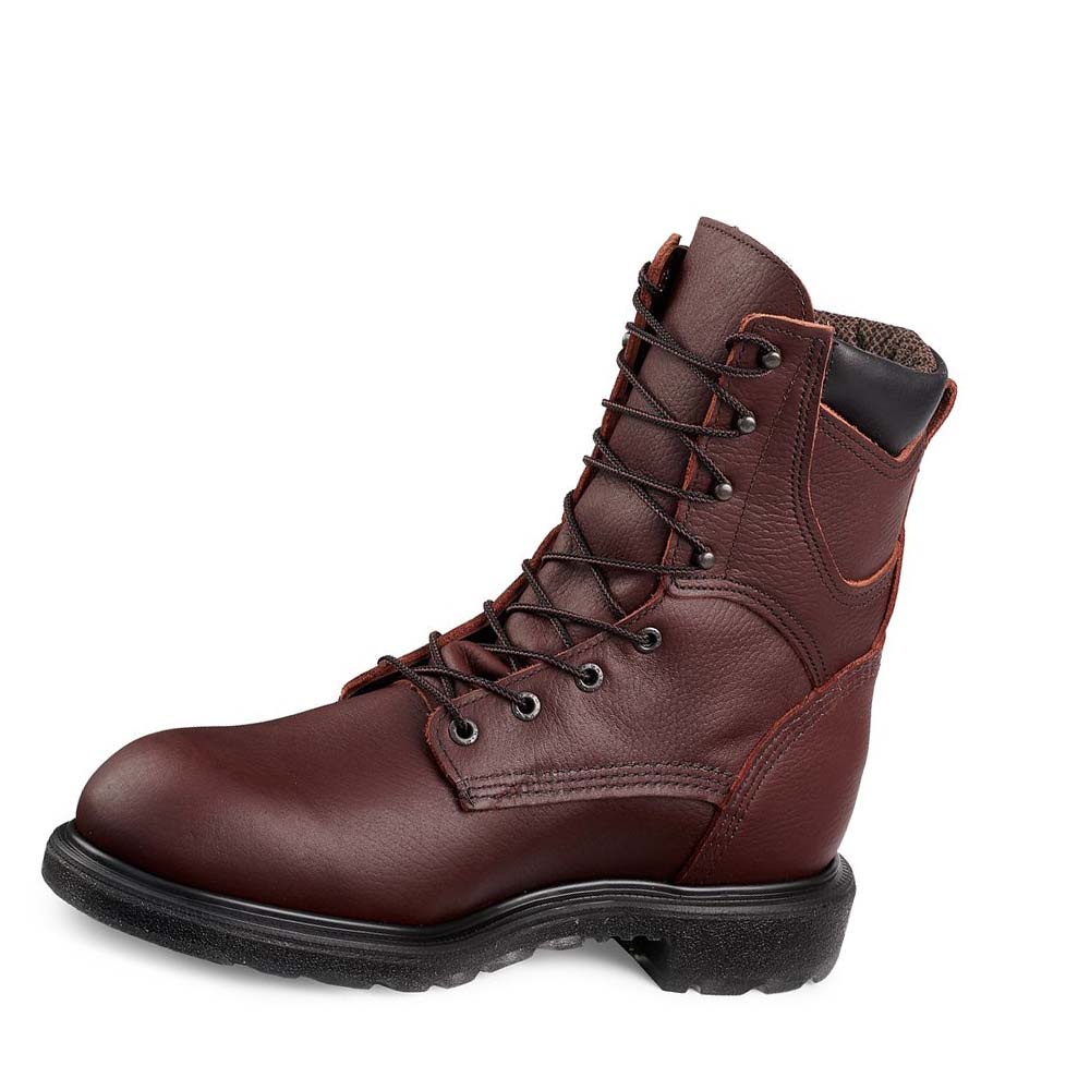 Red Wing SuperSole® 2.0 8-inch Insulated, Waterproof Soft Toe Men's Work Boots Burgundy | ZA 6UZG